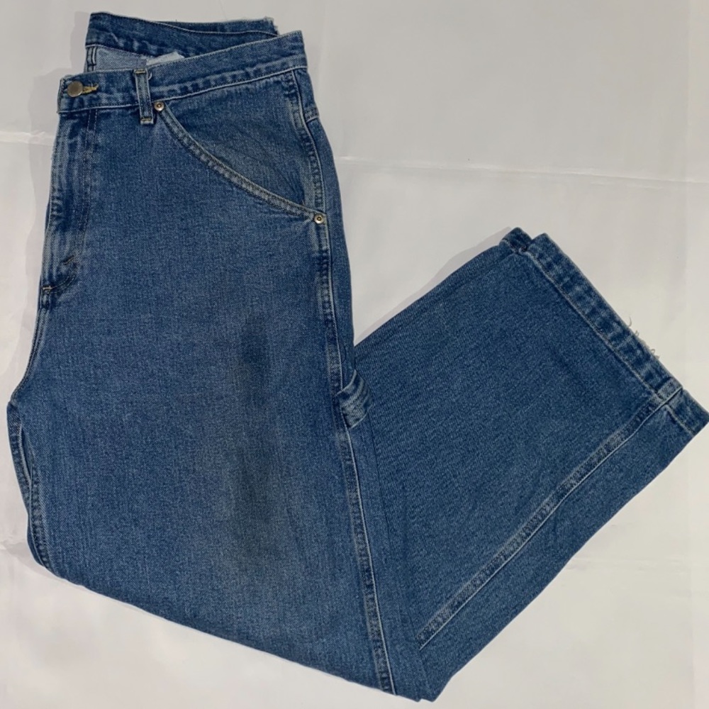 Northwest Blue Medium Wash Denin Cargo Jeans